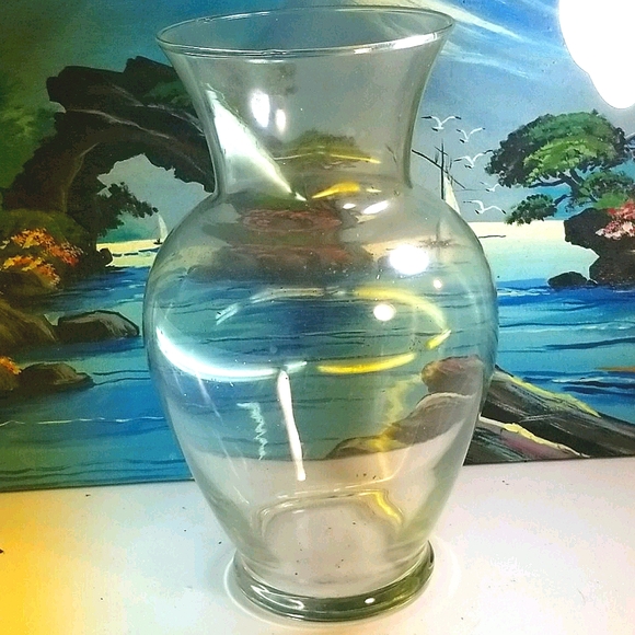 Vintage Accents Vintage Large Glass Vase Poshmark